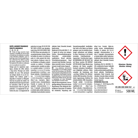 Odorizant Textile Violet & Magnolia 500 ml/ 1 buc/ 6 bax [5]