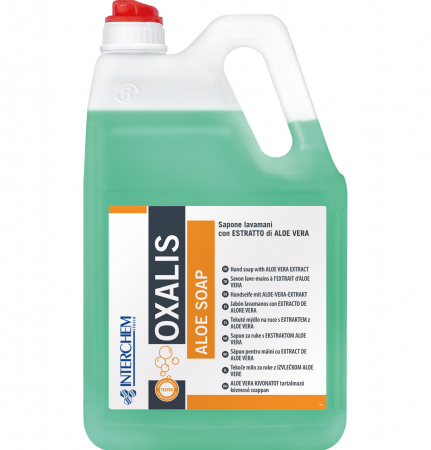 Oxalis Aloe Soap, Crema de sapun, verde, 5 kg
