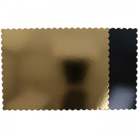 Articole pentru Cofetarii si Gelaterii - Plansete Carton G03m Aur + Negru, 350 x 460 x 3 mm/ 10 set/ 1 bax