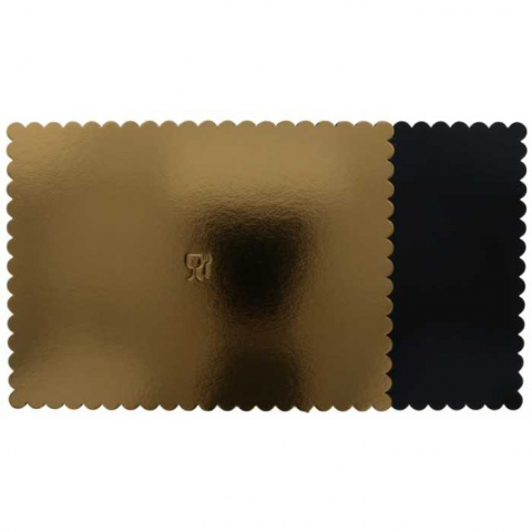 Articole pentru Cofetarii si Gelaterii - Plansete Carton G03m Aur + Negru, 400 x 600 x 3 mm/ 10 set/ 1 bax