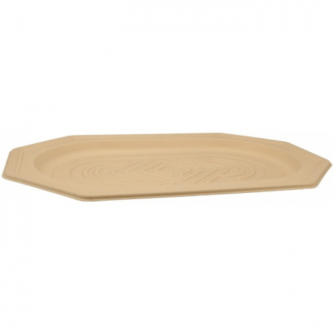 Platouri - Platou Bio Mediu, Natur, 455 x 302 x 25 mm/ 10 set/ 10 bax