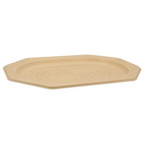 Platouri - Platou Bio Mic, Natur, 350 x 250 x 20 mm/ 10 set/ 10 bax