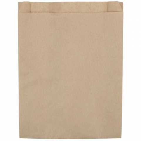 Pungi Catering - Punga Hartie, 180 x 50 x 235 mm, Kraft Natur/ 100 set/ 10 bax