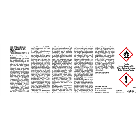 Rezerva Reed Diffuser Dragon Fruit & Tonka Bean 480 ml/ 1 buc/ 6 bax [5]