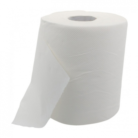 Ambalaje si Consumabile - Hartie Prosop Alba 300 Gr, Alb, H20.5 cm/ 1 rola/ 6 bax