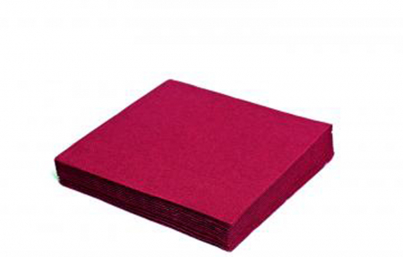 Servetele - Servetele Bordo, 2 straturi, 330 x 330 mm/ 250 set/ 8 bax