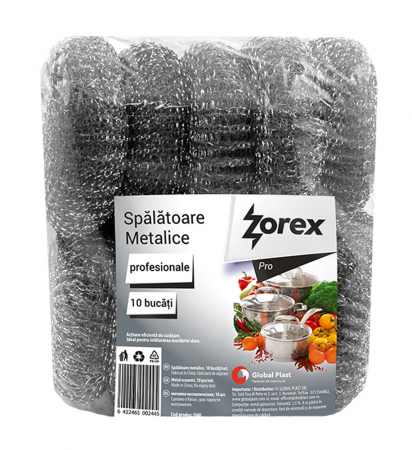 Articole pentru Curatenie - Spalatoare Metalice, Inox/ 10 set/ 40 bax