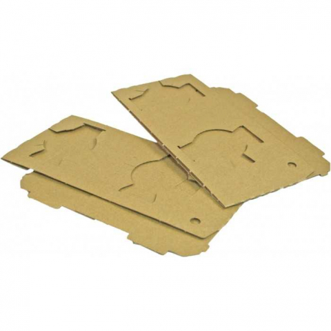 Suport 2/4 Pahare, Natur, 198 x 175 x 38 mm/ 100 bax [1]