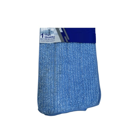 Mopuri Plate - Rezerva Mop Plat Microfibra cu Scai, Blue, 45 cm/ 1 buc/ 100 bax