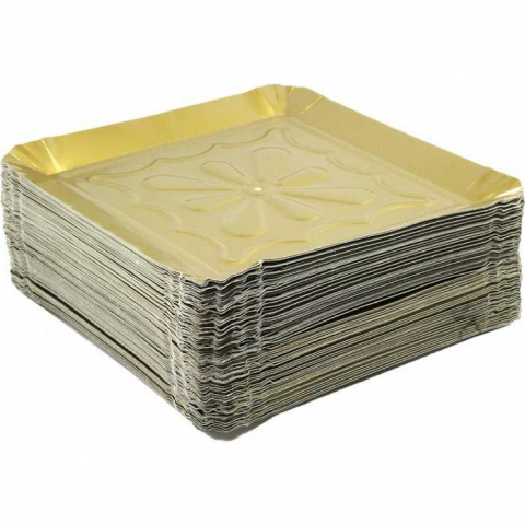 Tavita Carton Gros Aur T11, Patrata 250 x 250 mm/ 100 set/ 1 bax [2]