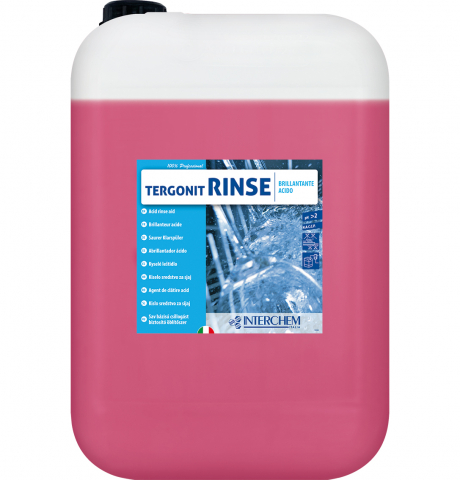 Detergenti pentru Vase - Tergonit Rinse, Aditiv clatire automat vase si pahare 20 kg