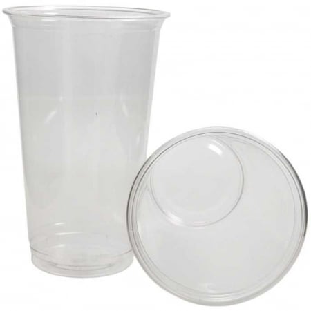 Articole din Plastic PET - Pahar 200 CC, Alb/ 100 set/ 30 bax