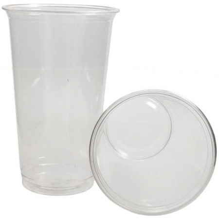 Articole din Plastic PET - Pahar 500 CC, Transparent/ 50 set/ 20 bax