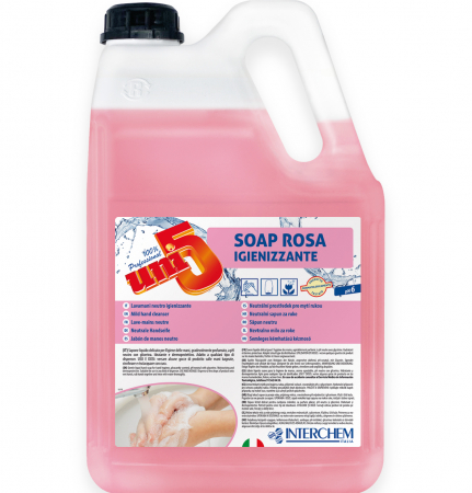 Uni5 Extra Soap Rosa Igienizzante, Sapun lichid, roz, 5 kg