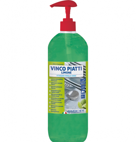 Spalare Manuala - Vinco Piatti Limone, Detergent lichid, vase, manual 1 litru