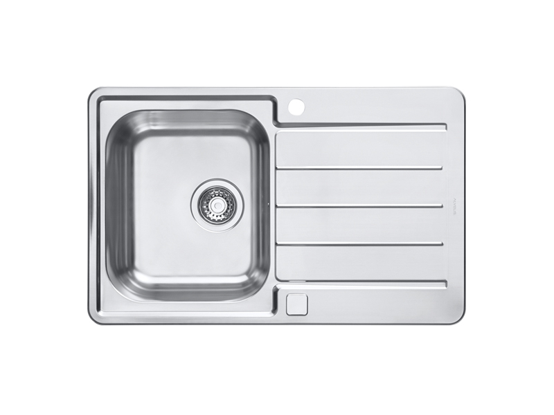 LINE MAXIM - Chiuveta inox Line 80 Maxim satin