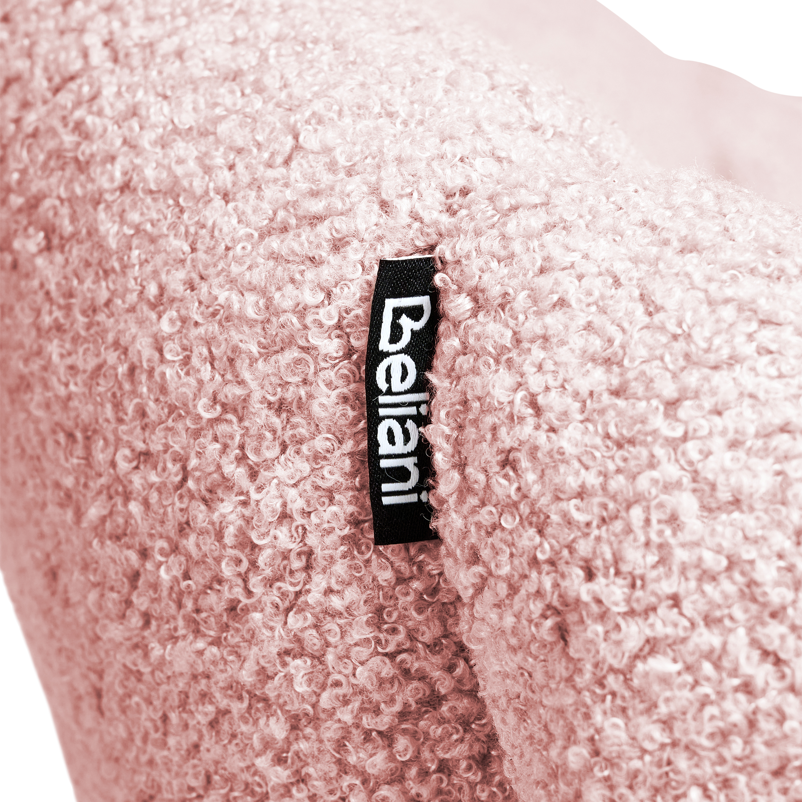 Scaun de birou ANNABELLE Boucle Roz pastel [10]