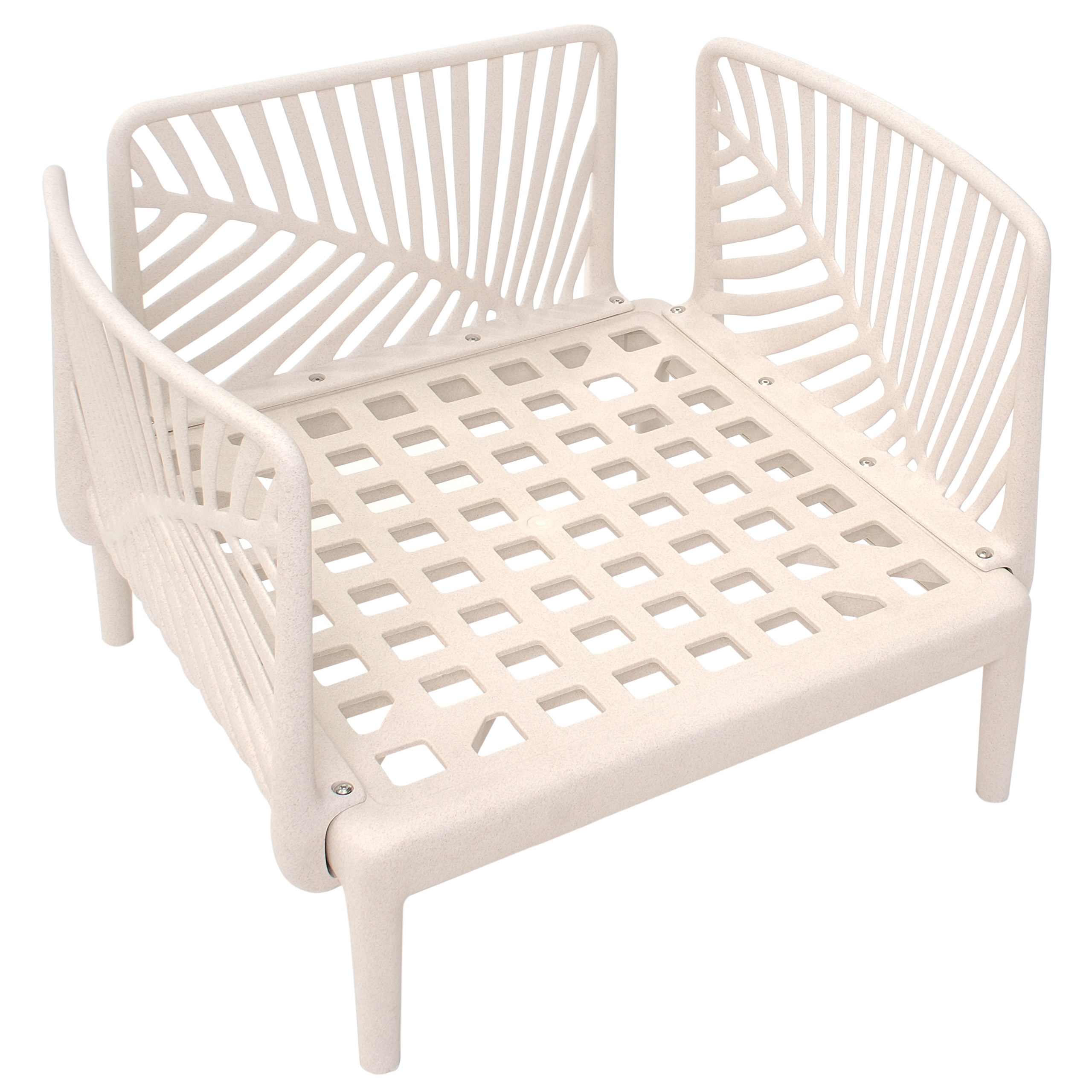 Fotoliu de grădină SATURNIA Bej deschis [6]