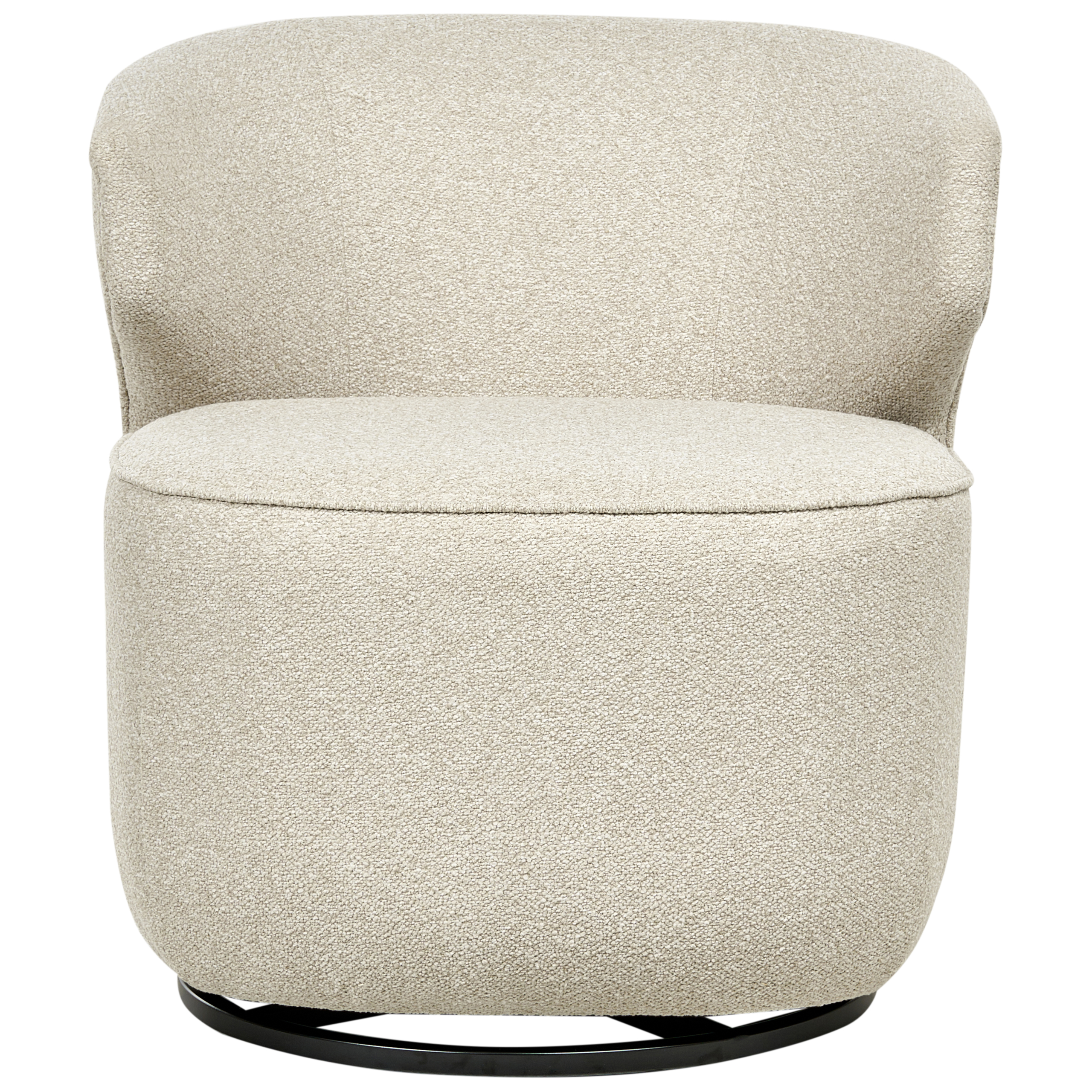 Fotoliu rotativ MOLLEBY Boucle Bej deschis [5]