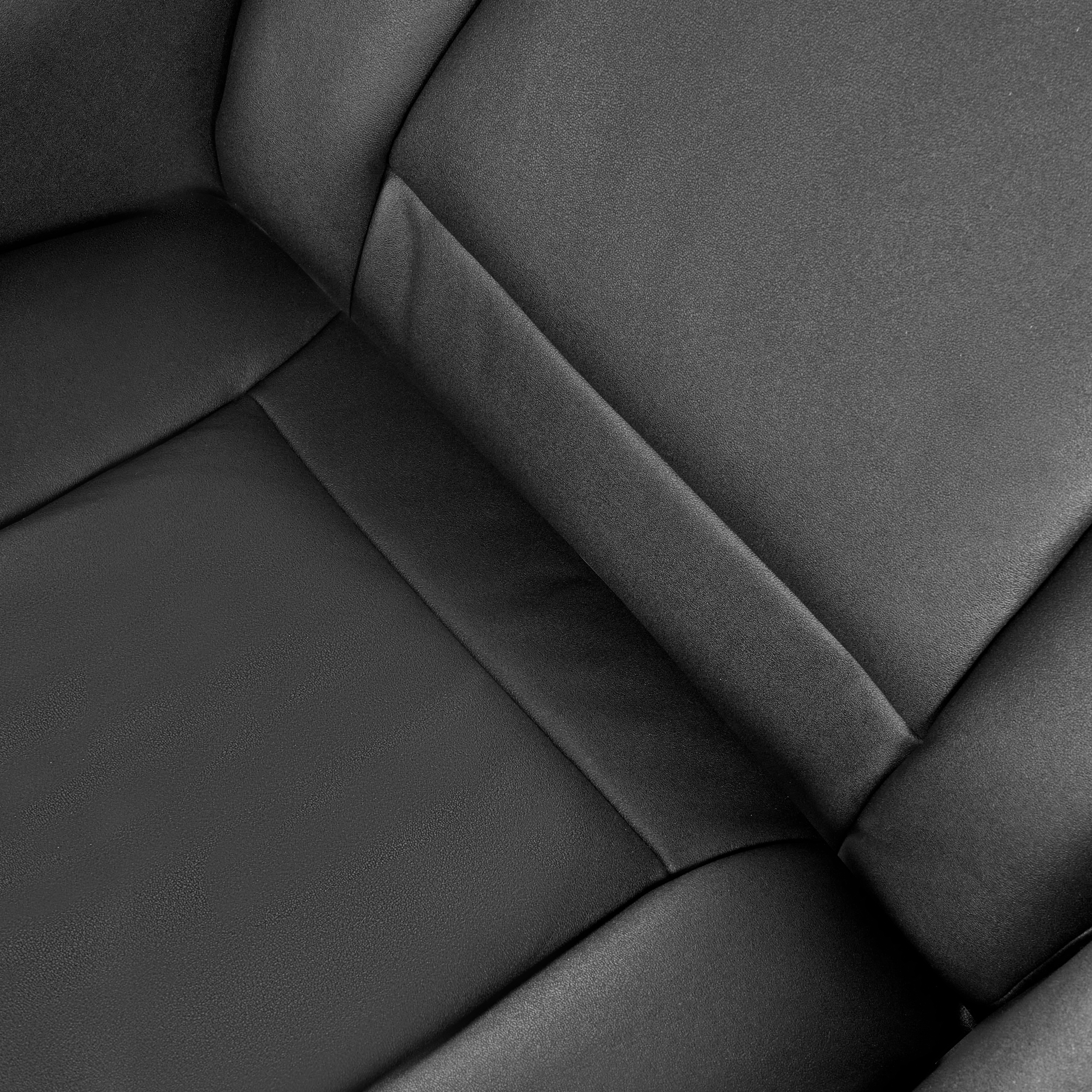 Fotoliu cu recliner APATE Piele ecologică Negru [9]