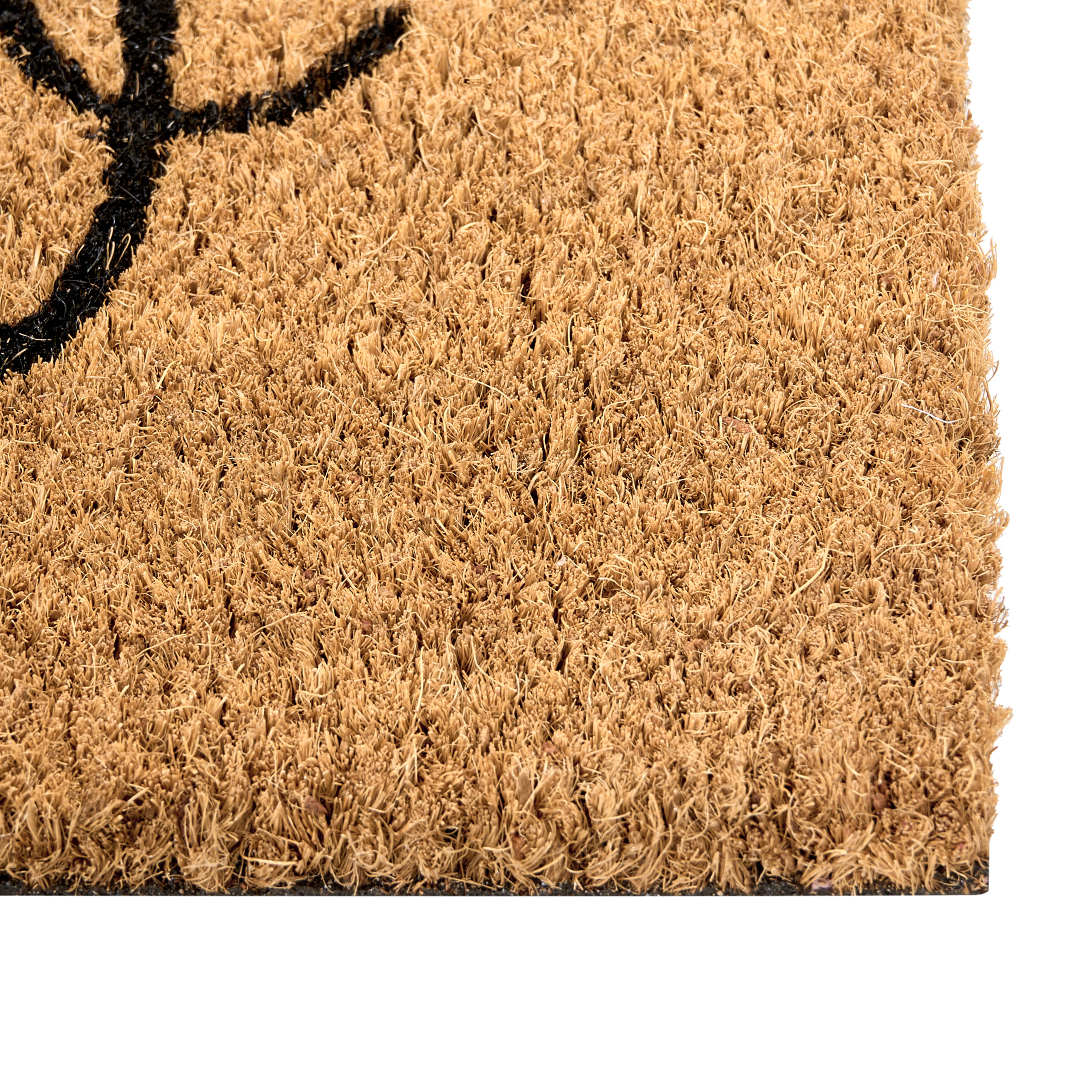 CANAREM Entrance Rug Natural 60 x 90 cm Christmas Pattern Coconut Fiber [5]