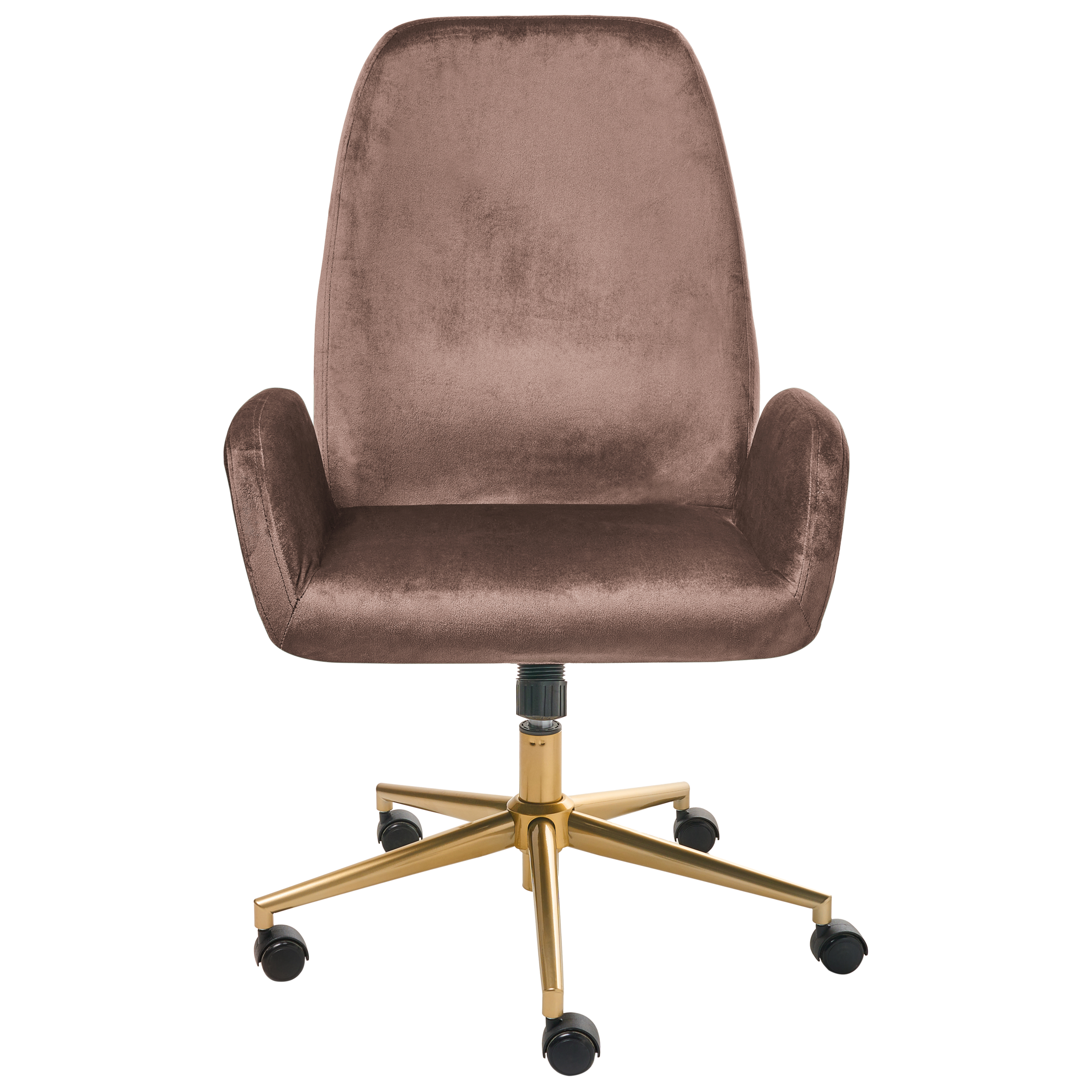 Ergonomic chair CLARE Brown Velvet [4]