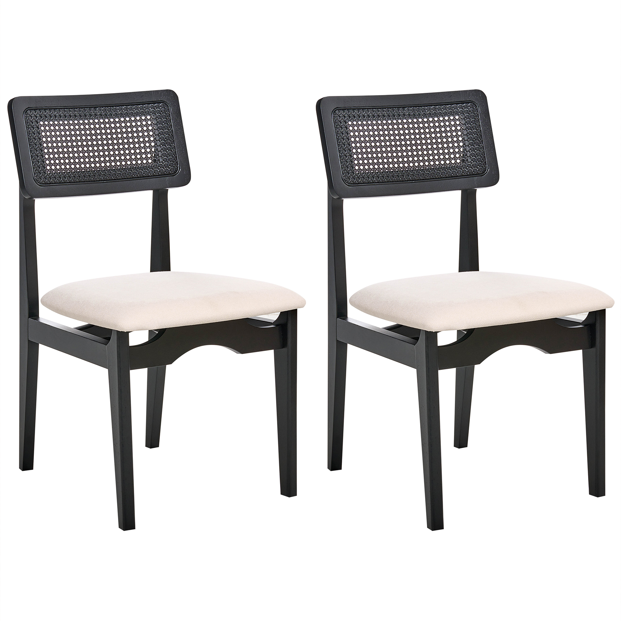 Set de 2 scaune dining RUBONIA Lemn Negru [2]