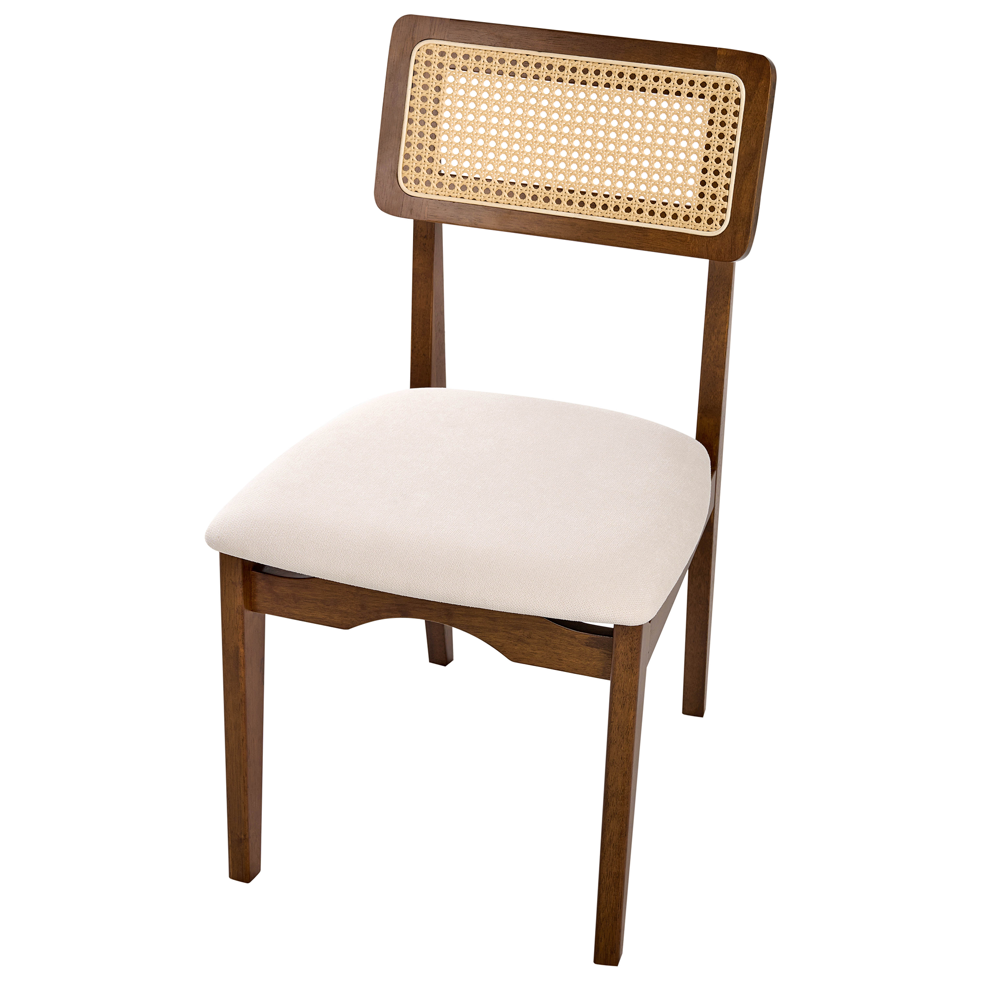 Set of 2 dining chairs RUBONIA Wood Dark Brown [7]