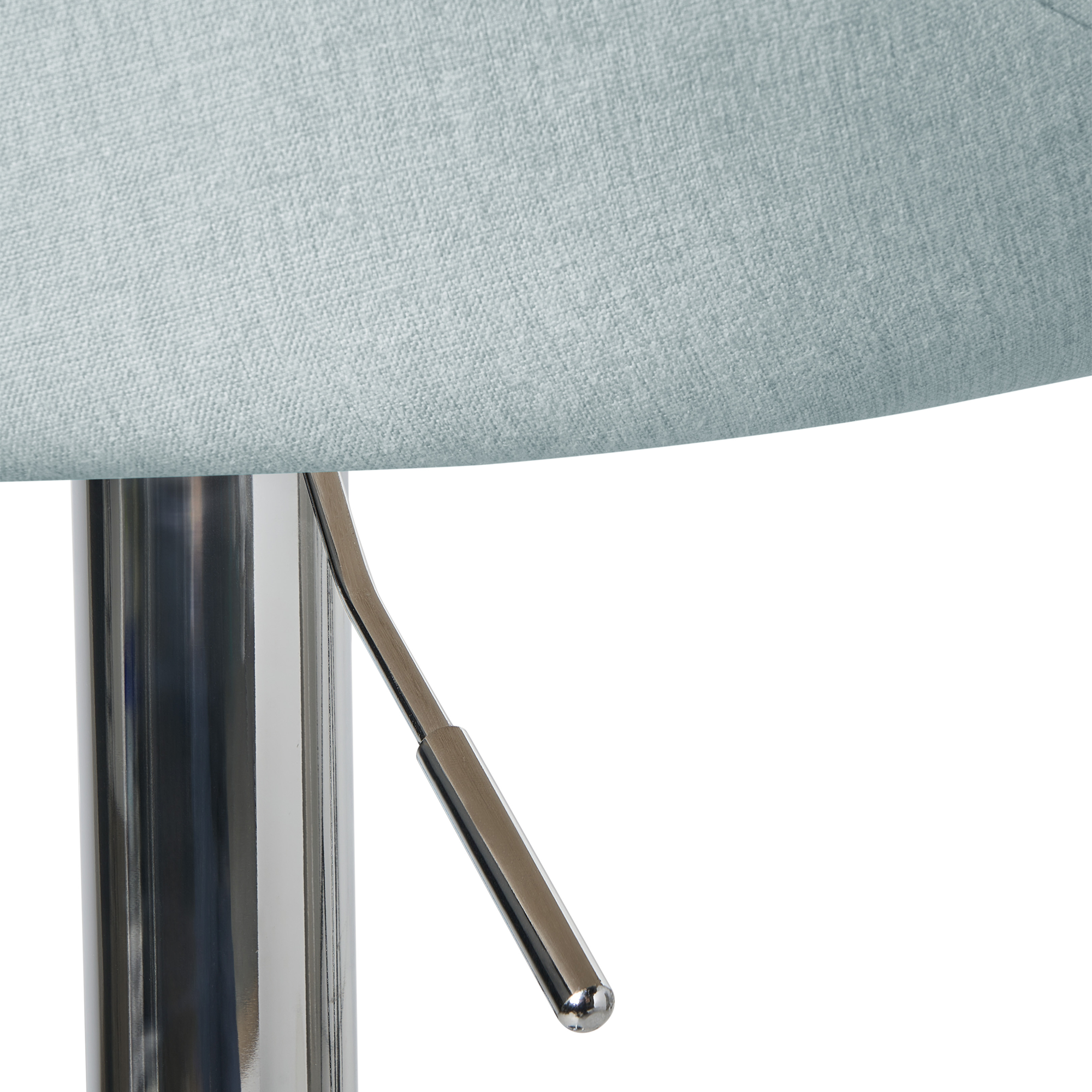 Set of 2 bar stools LUCCA Swivel Light Blue [9]