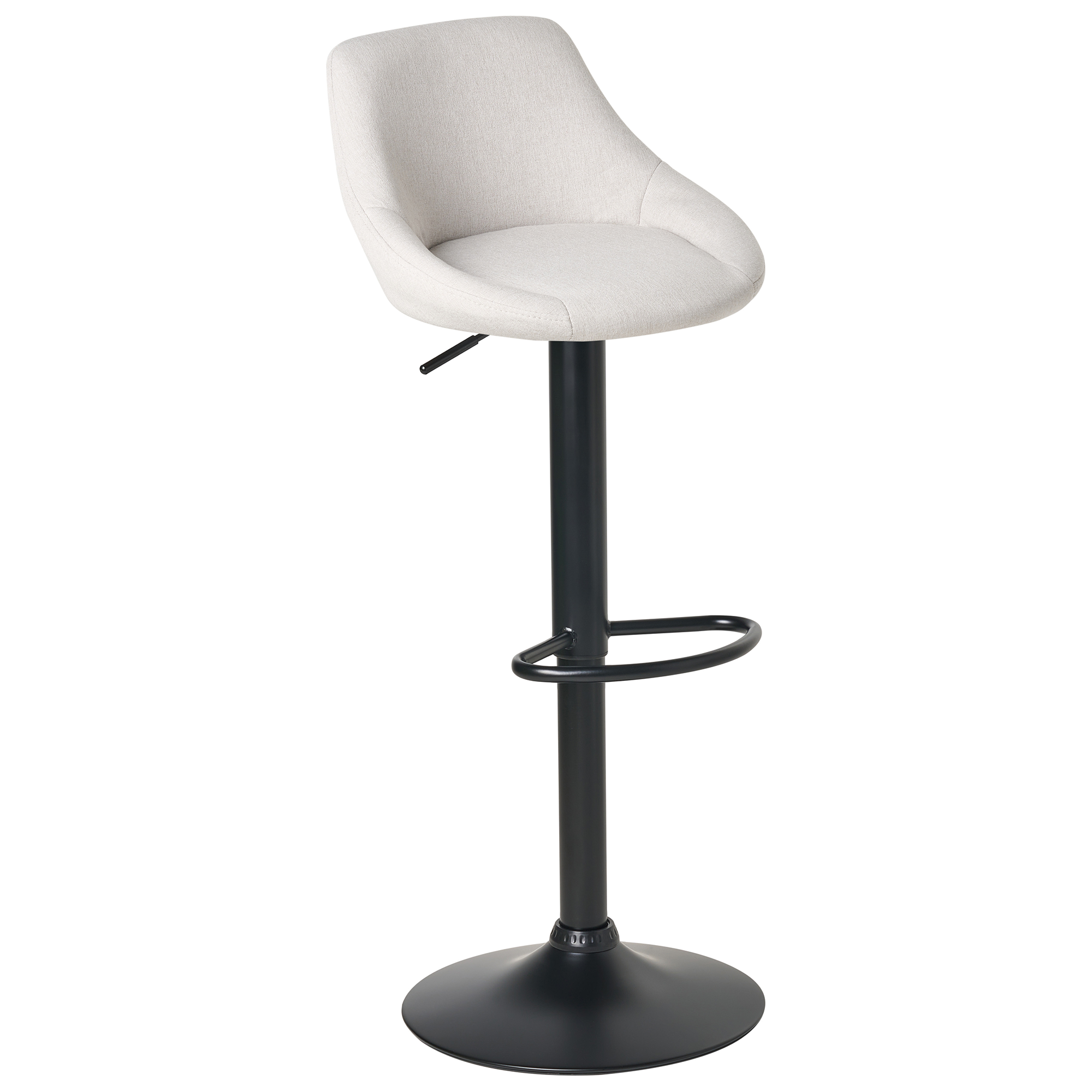 Set of 2 bar chairs MEDULIN Swivel Light Grey [4]