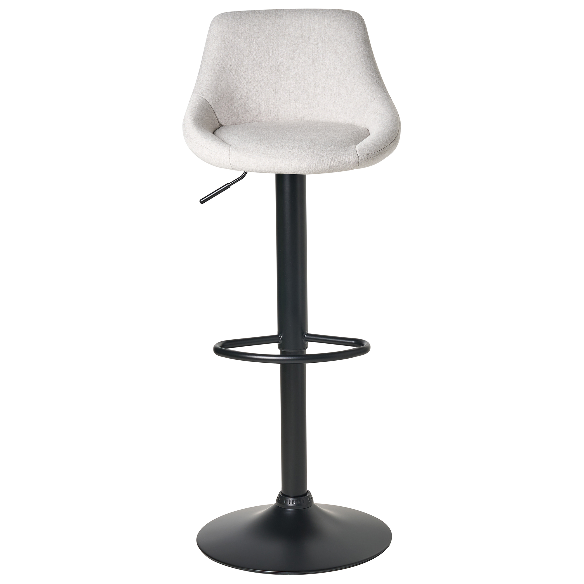 Set of 2 bar chairs MEDULIN Swivel Light Grey [6]