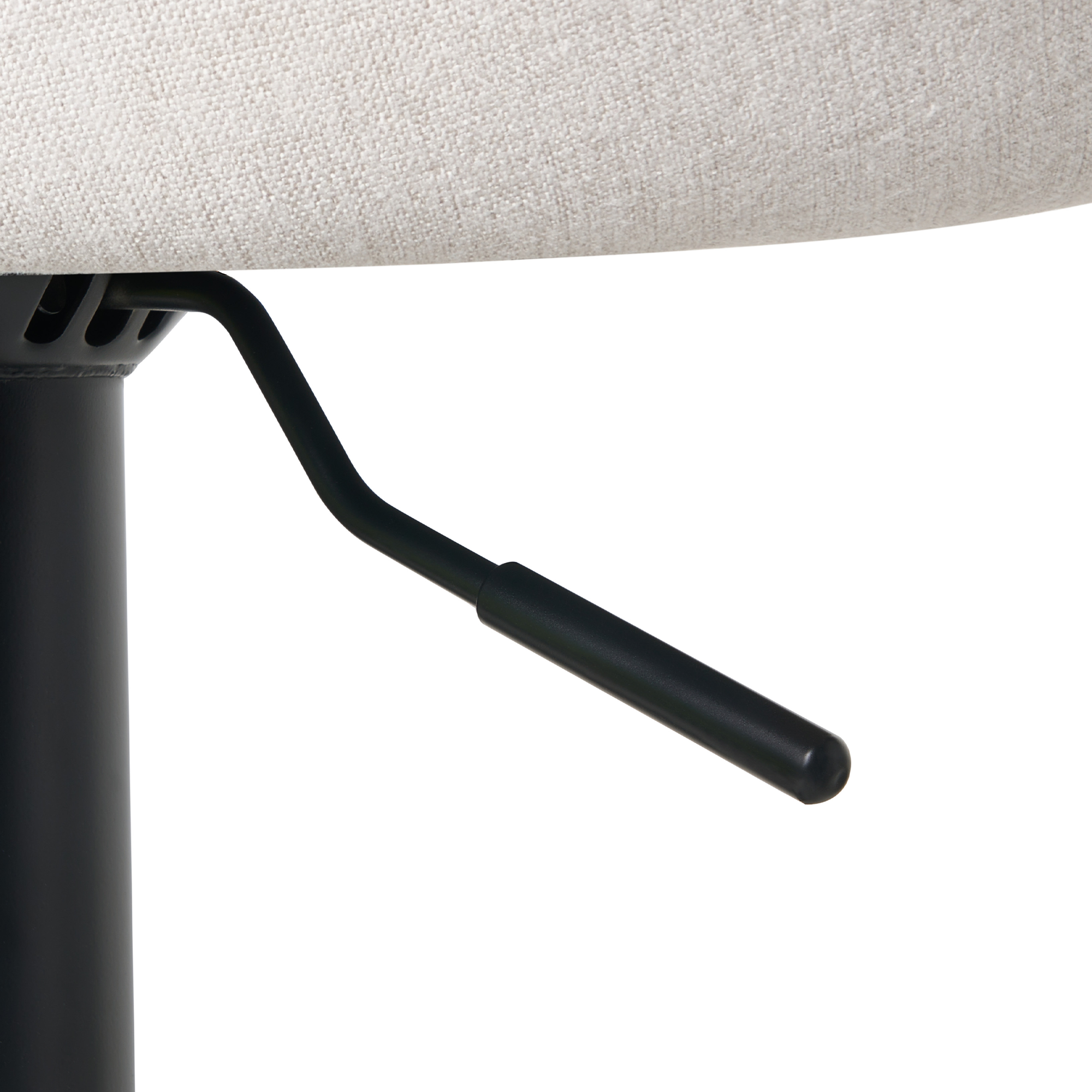 Set of 2 bar chairs MEDULIN Swivel Light Grey [9]