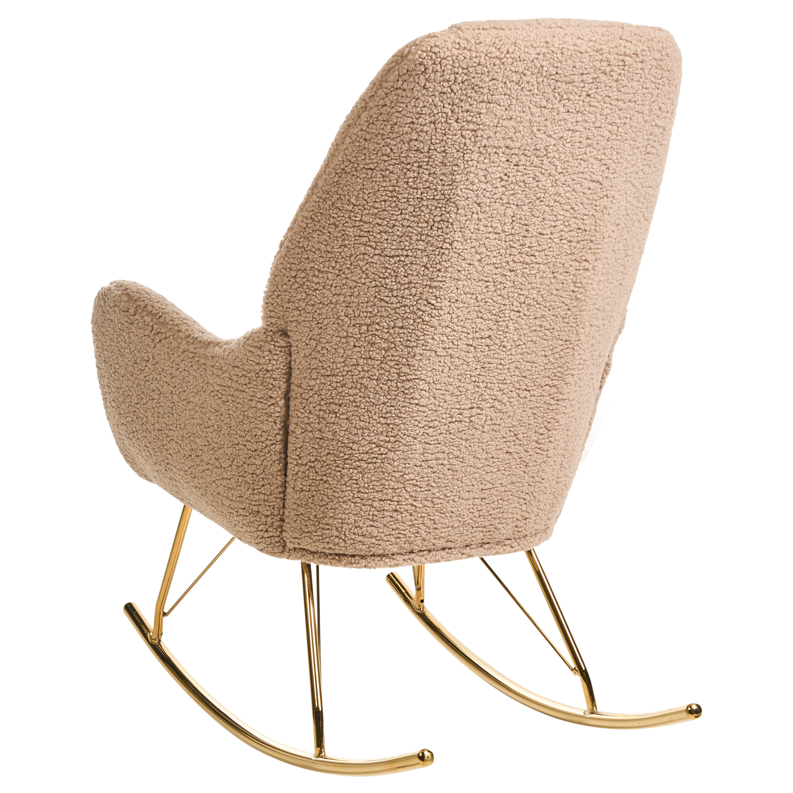 Swing chair GULSELE Boucle Beige [6]