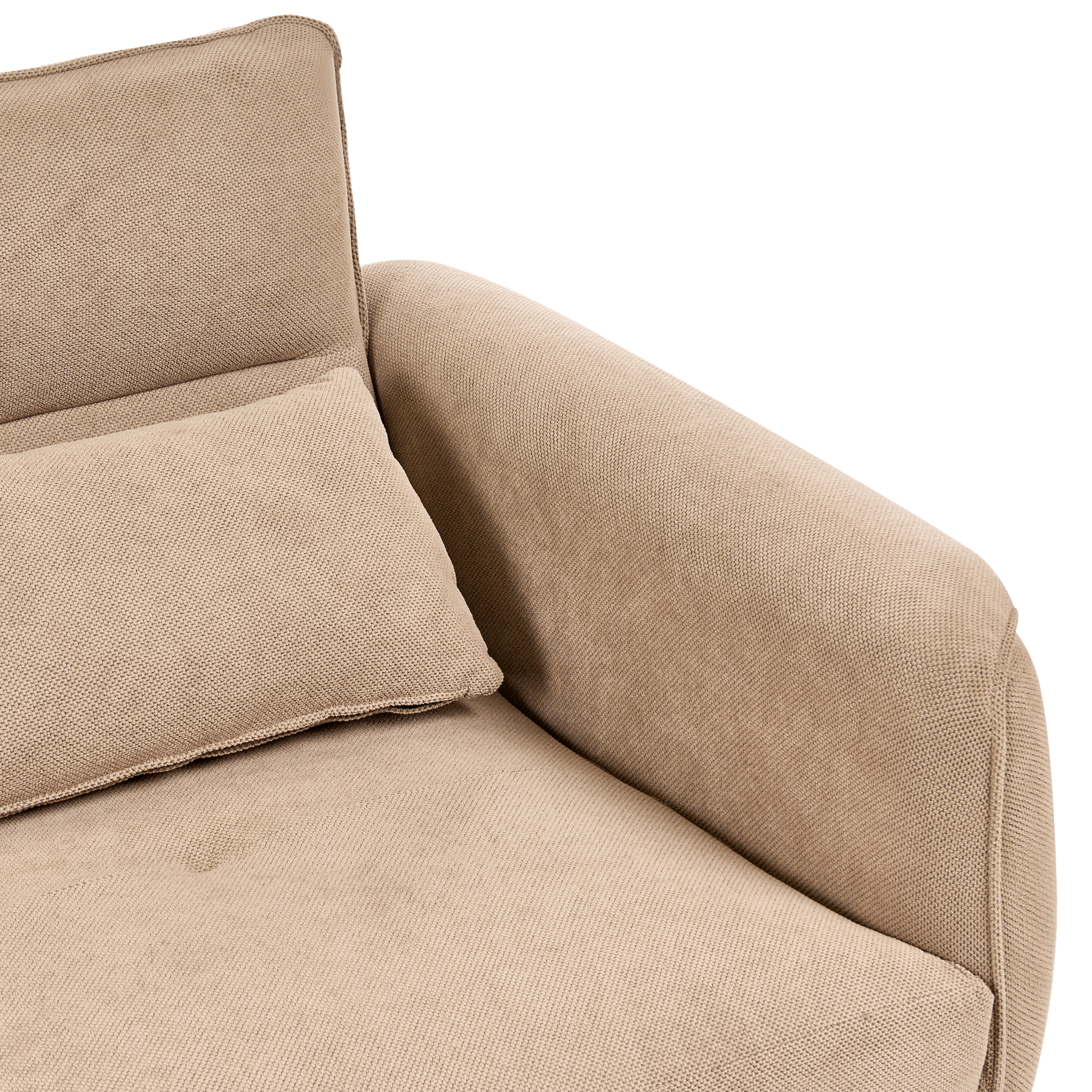 Canapea cu 3 locuri WETLAN  Maro deschis [6]