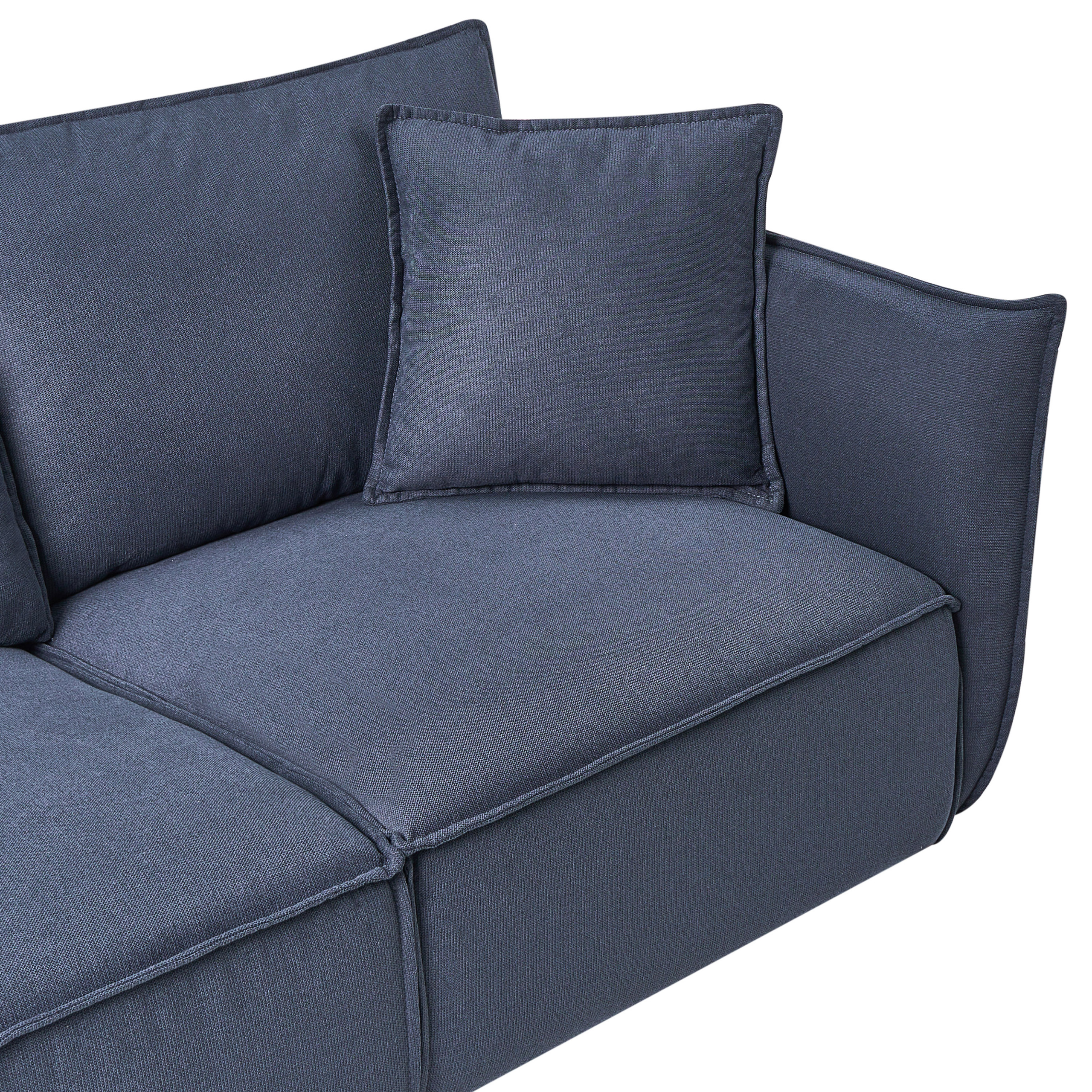 Canapea cu 3 locuri KUNES  Albastru închis [7]