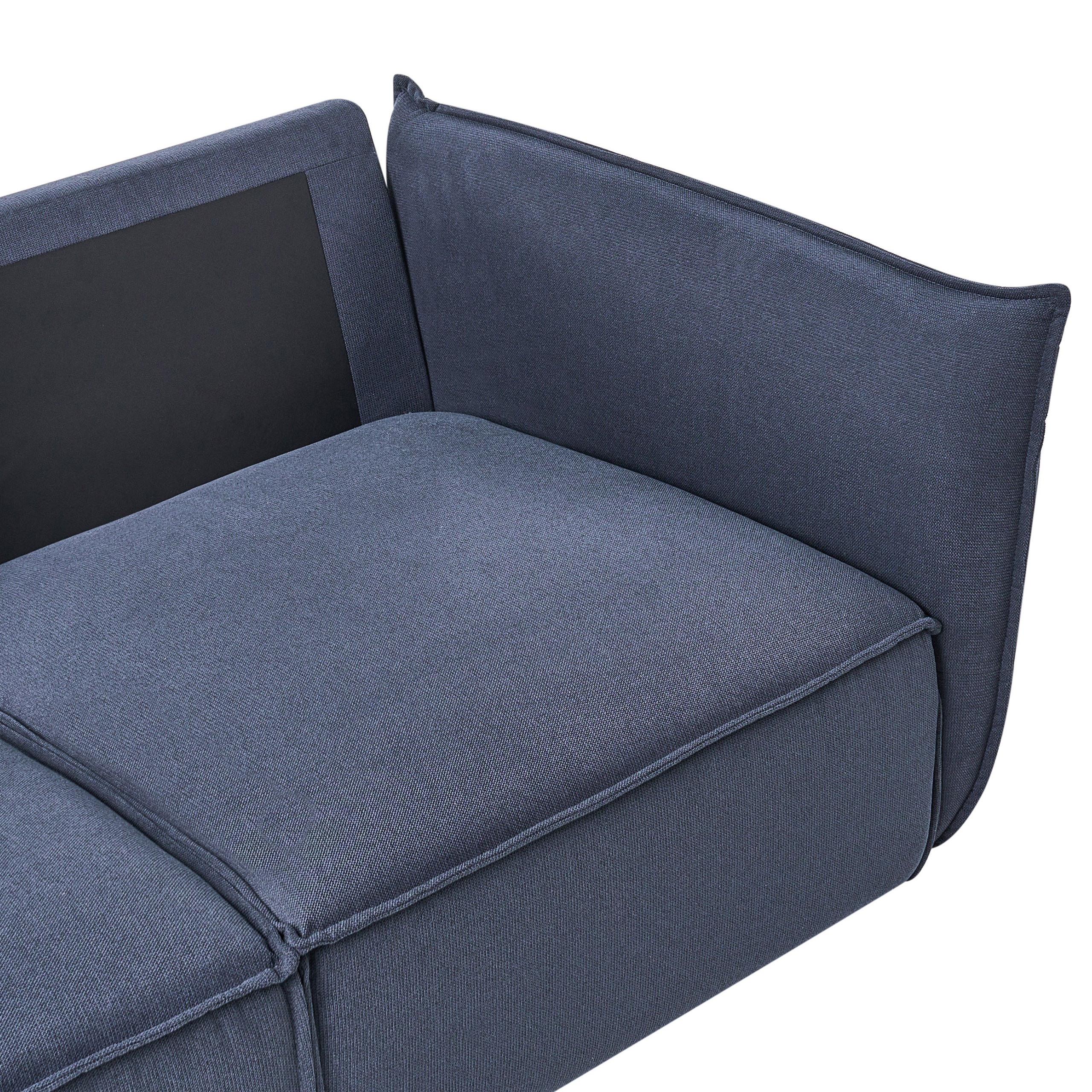 Canapea cu 3 locuri KUNES  Albastru închis [8]