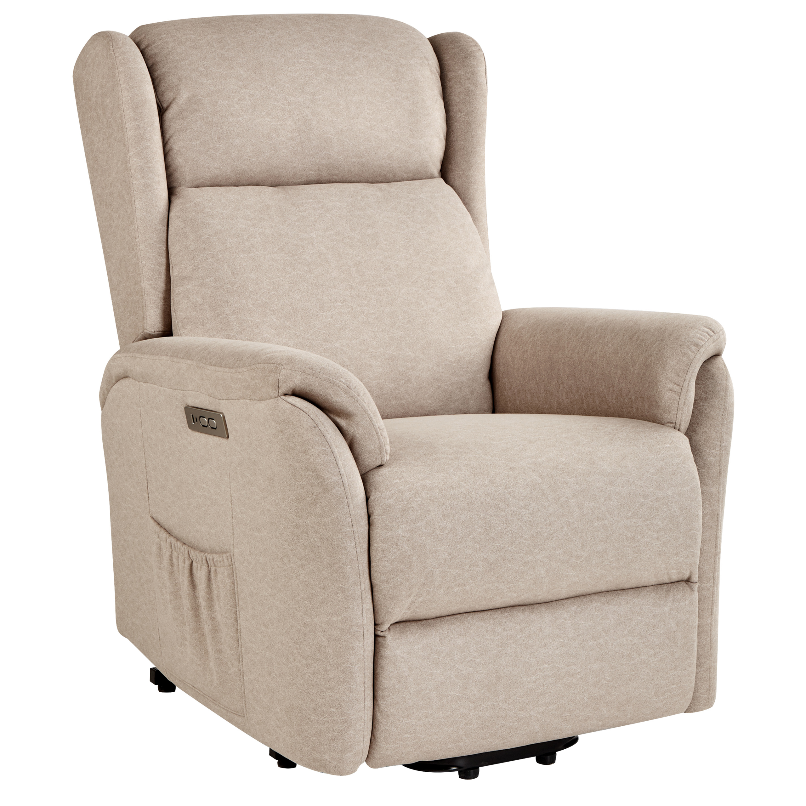 ELEGY Electric recliner armchair with retractable footrest Taupe [2]
