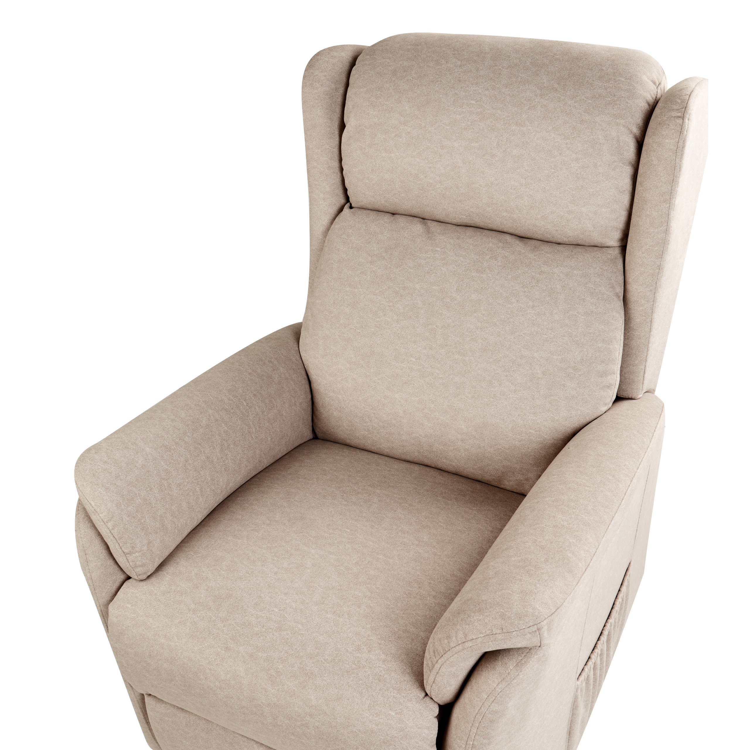 ELEGY Electric recliner armchair with retractable footrest Taupe [7]