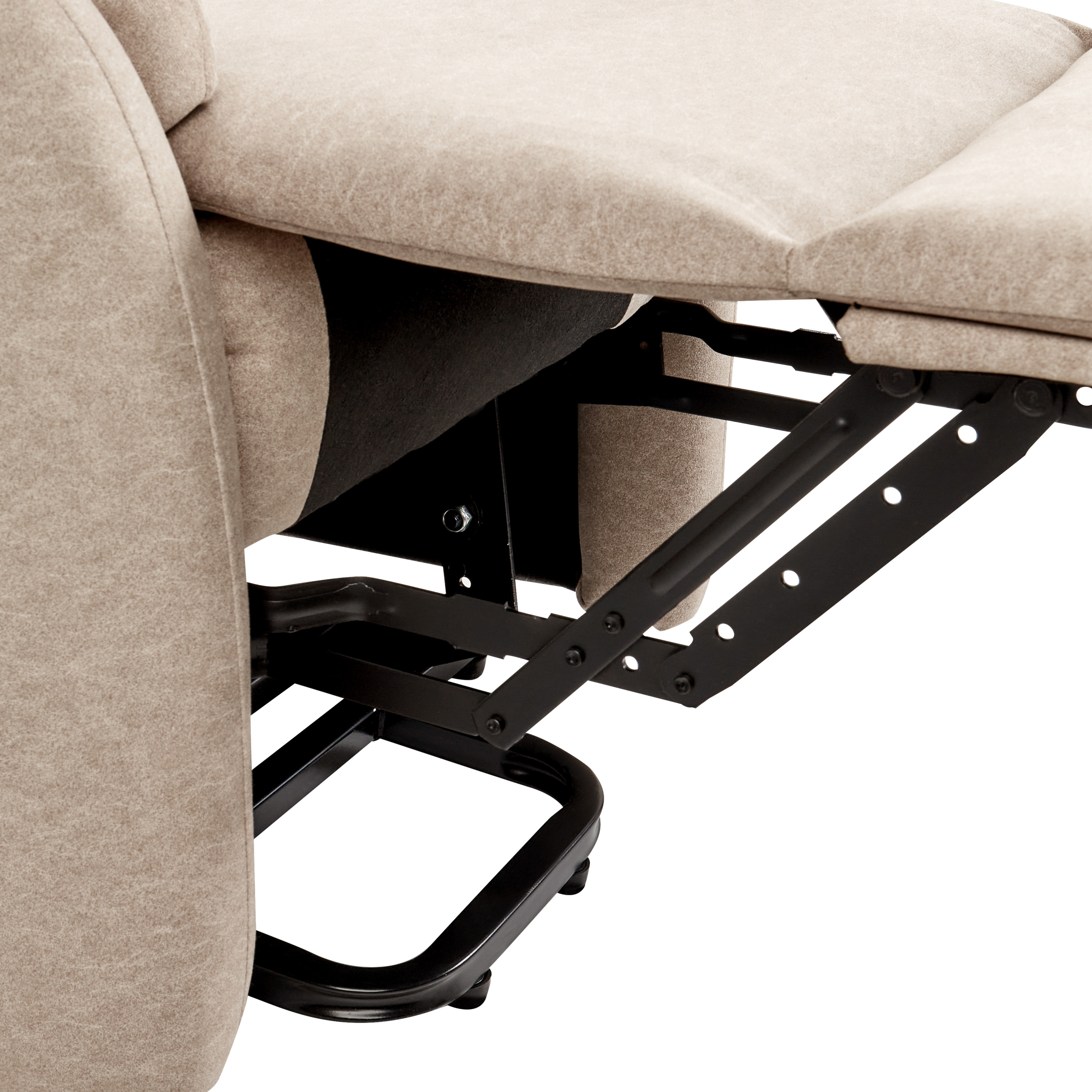 ELEGY Electric recliner armchair with retractable footrest Taupe [8]