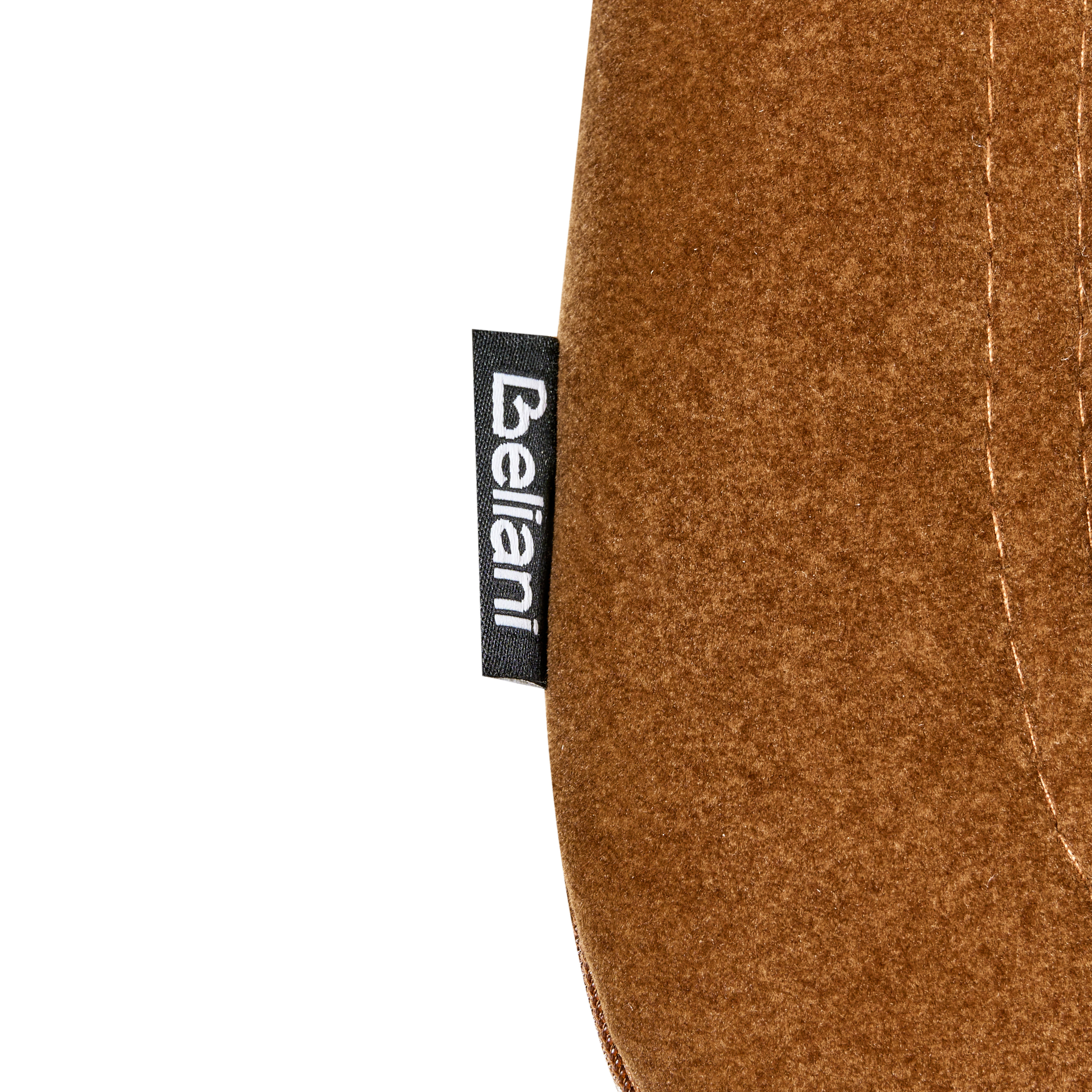 Set of 2 DUETTE Bar Stools Velvet Golden Brown [8]