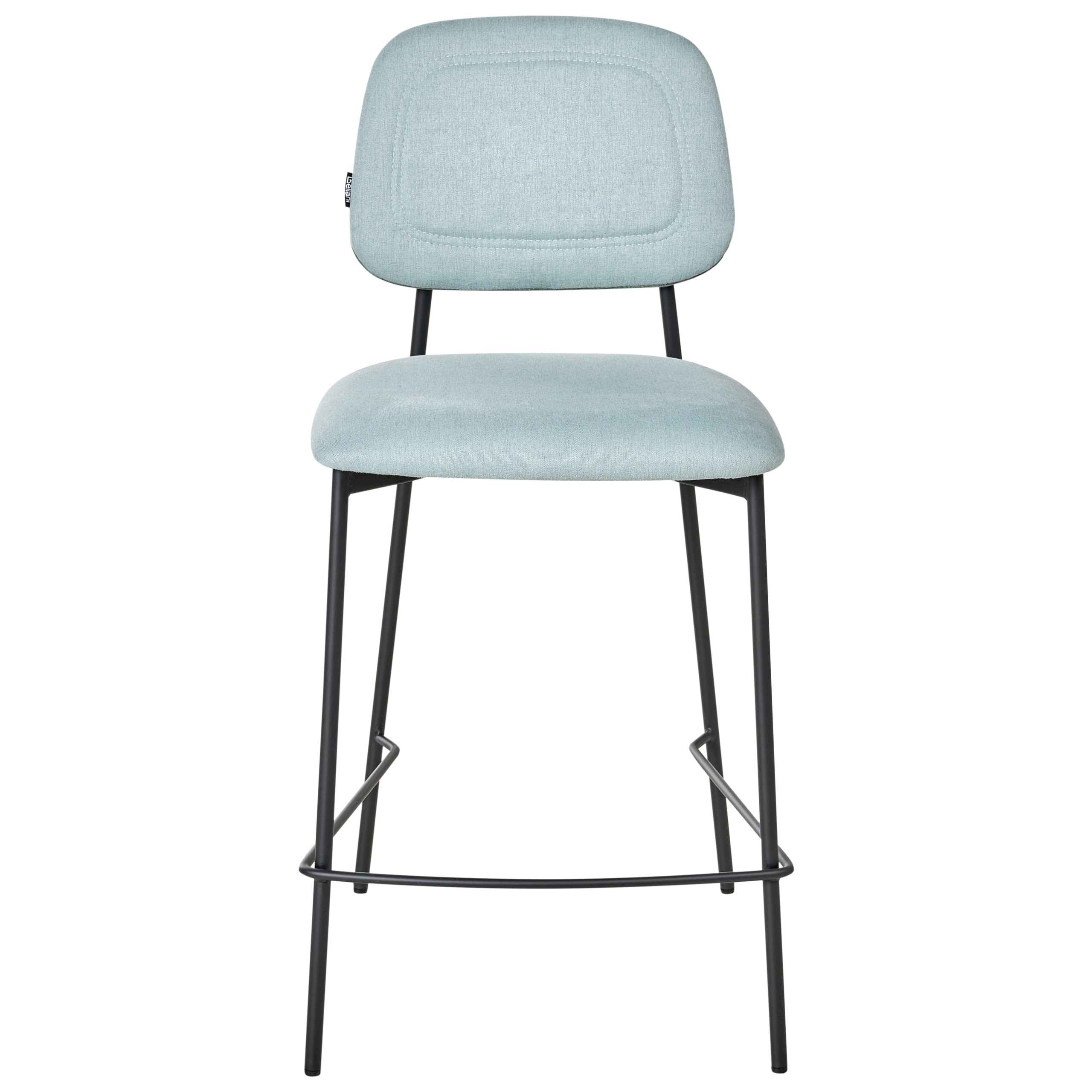 Set of 2 DUETTE bar stools Light blue [5]