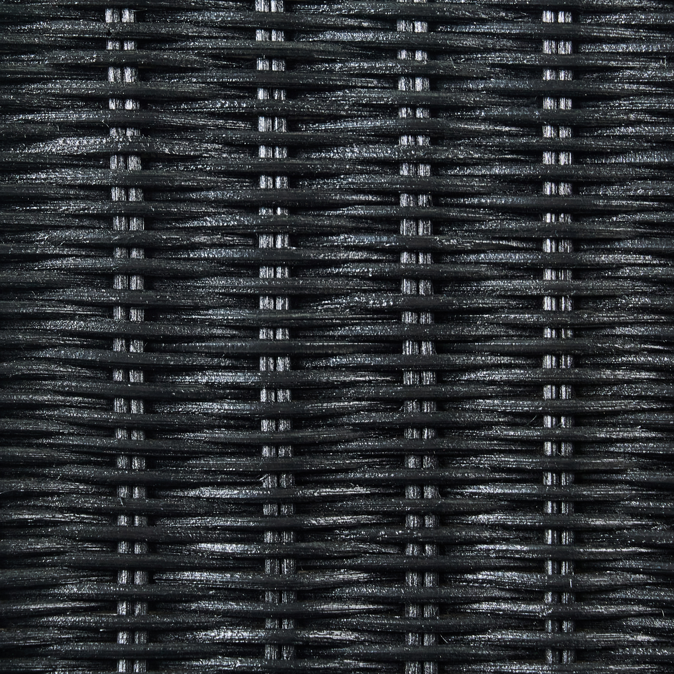 Set de 2 scaune dining ANDES Ratan Negru [11]