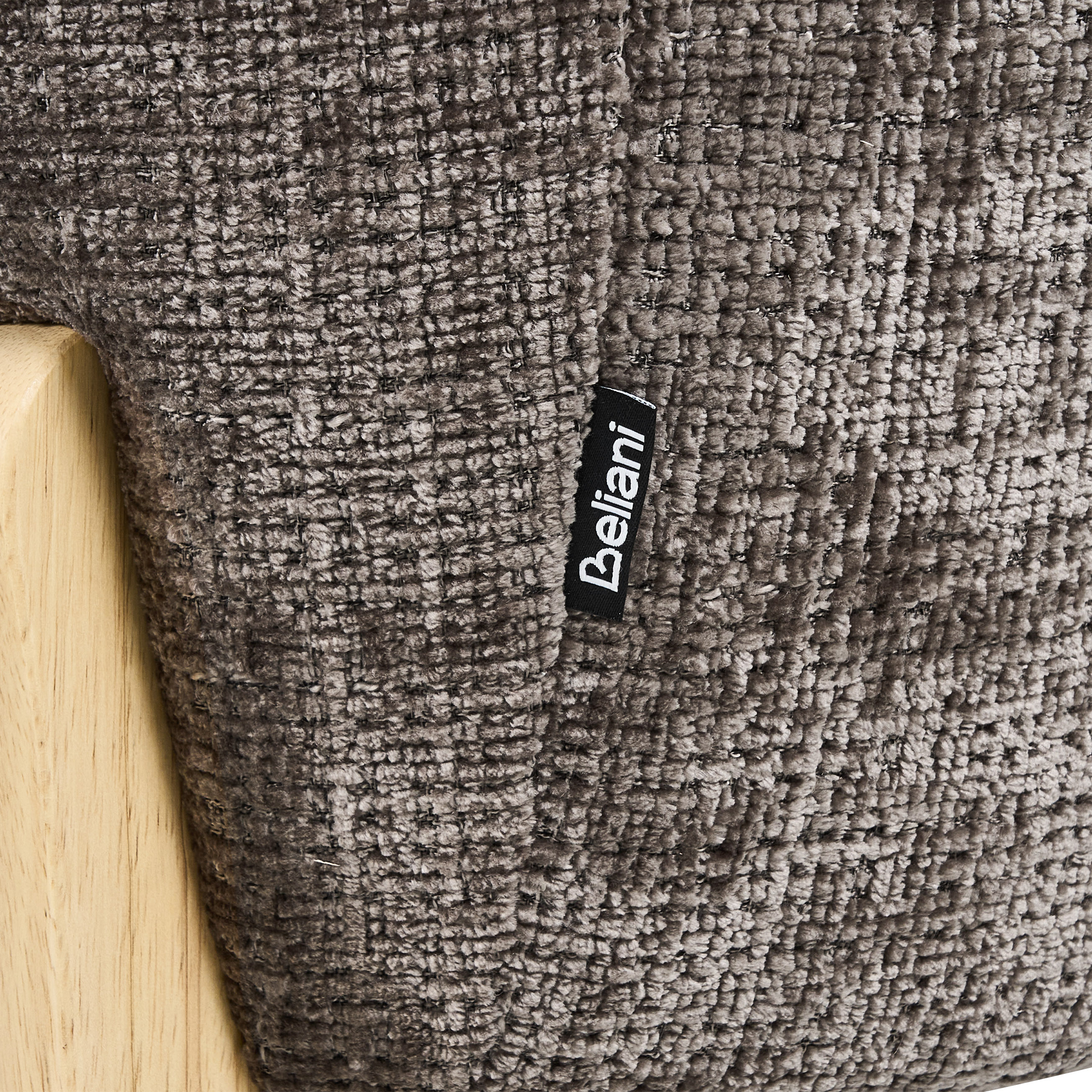 2-seater sofa bed ALNOR Chenille Brown [9]