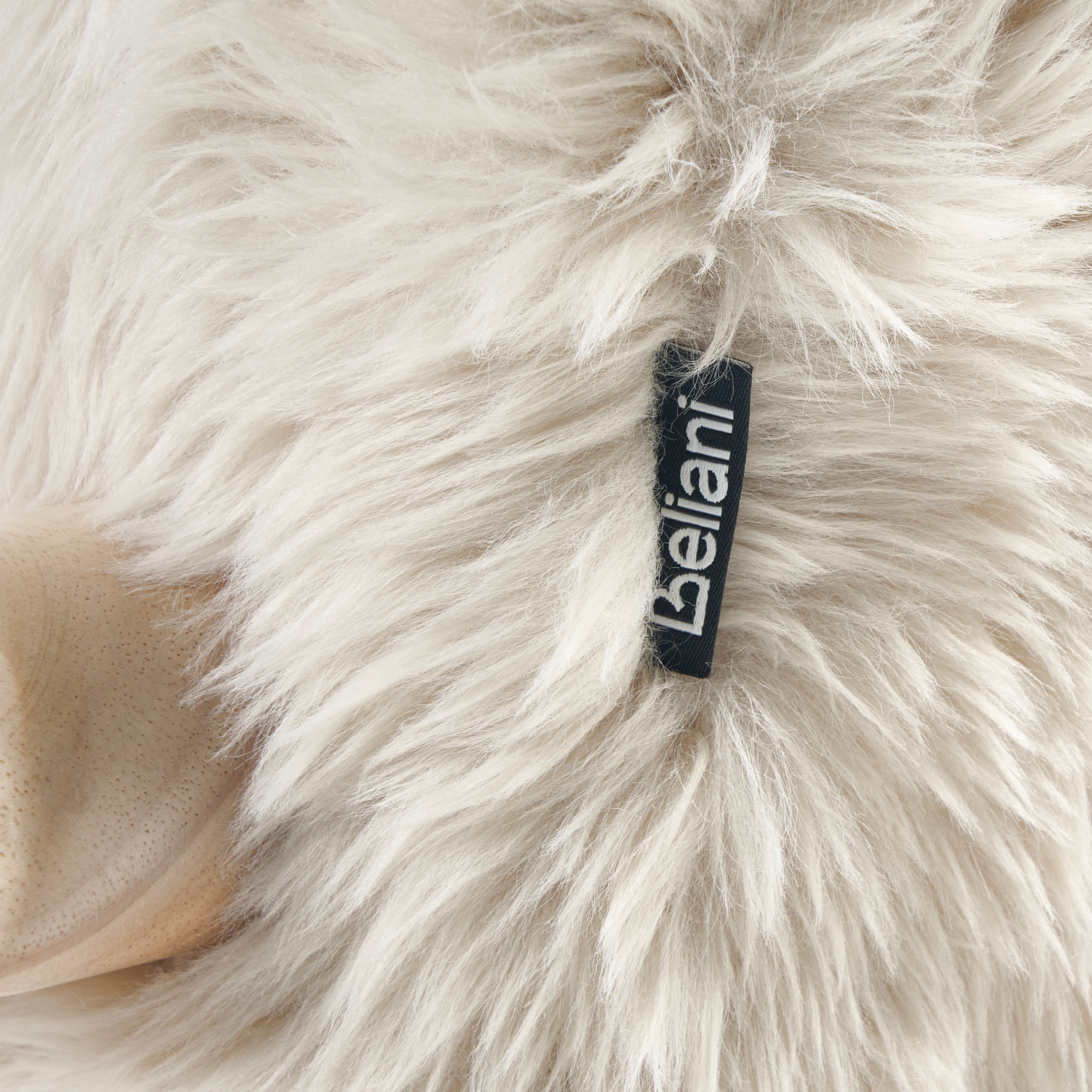 KISA Armchair Artificial Fur Light Beige [9]