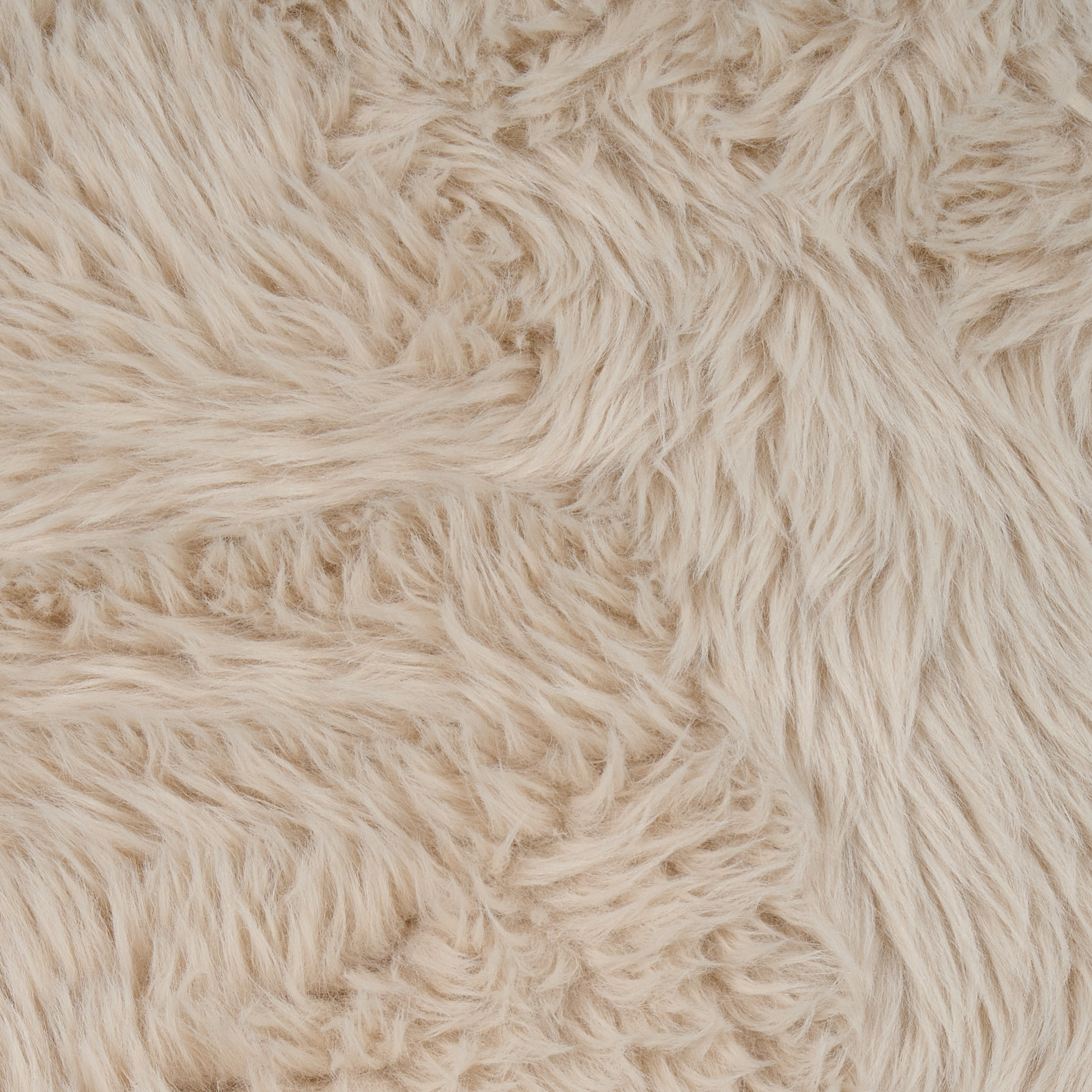 KISA Armchair Artificial Fur Light Beige [10]