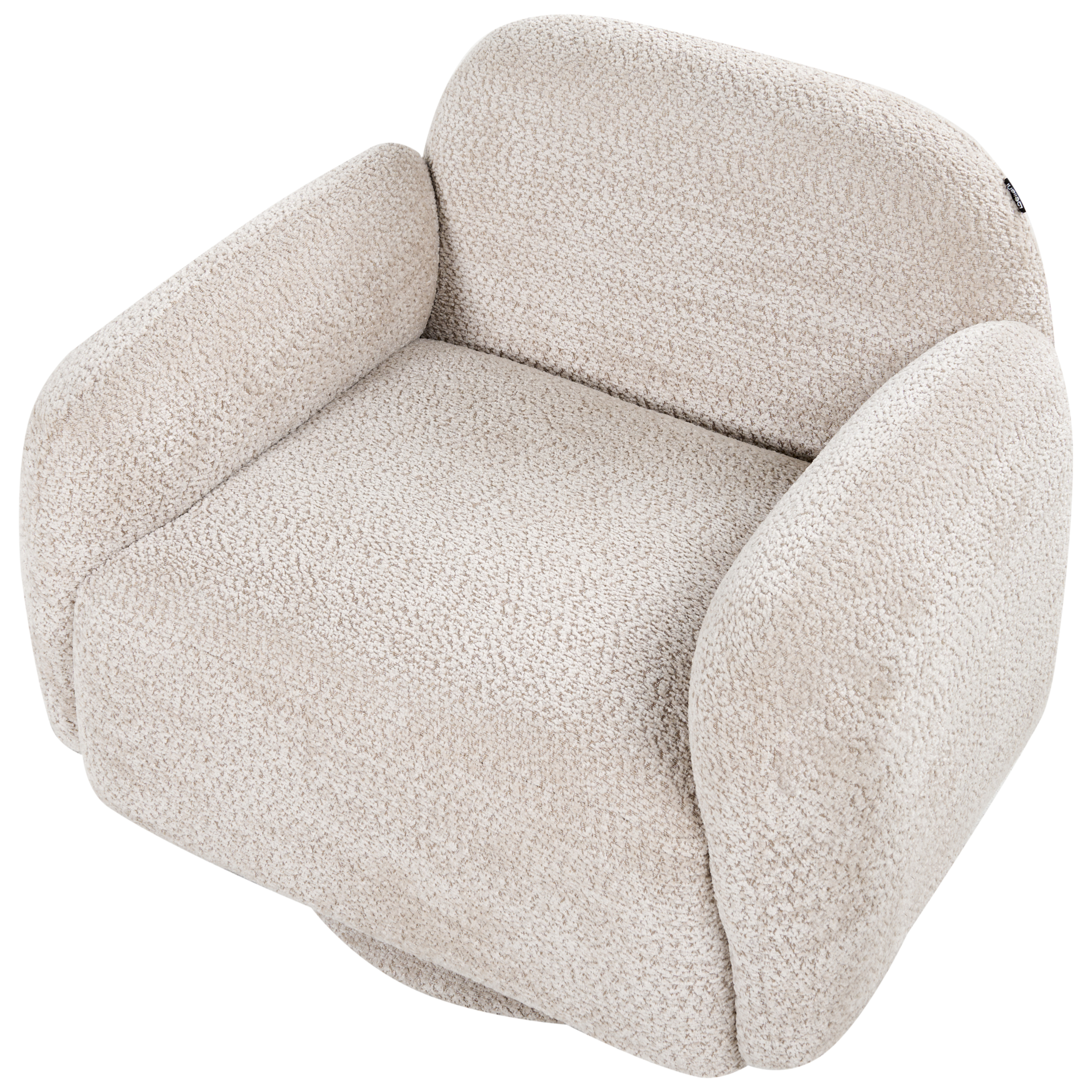 AAPUA Swivel Armchair Beige [7]