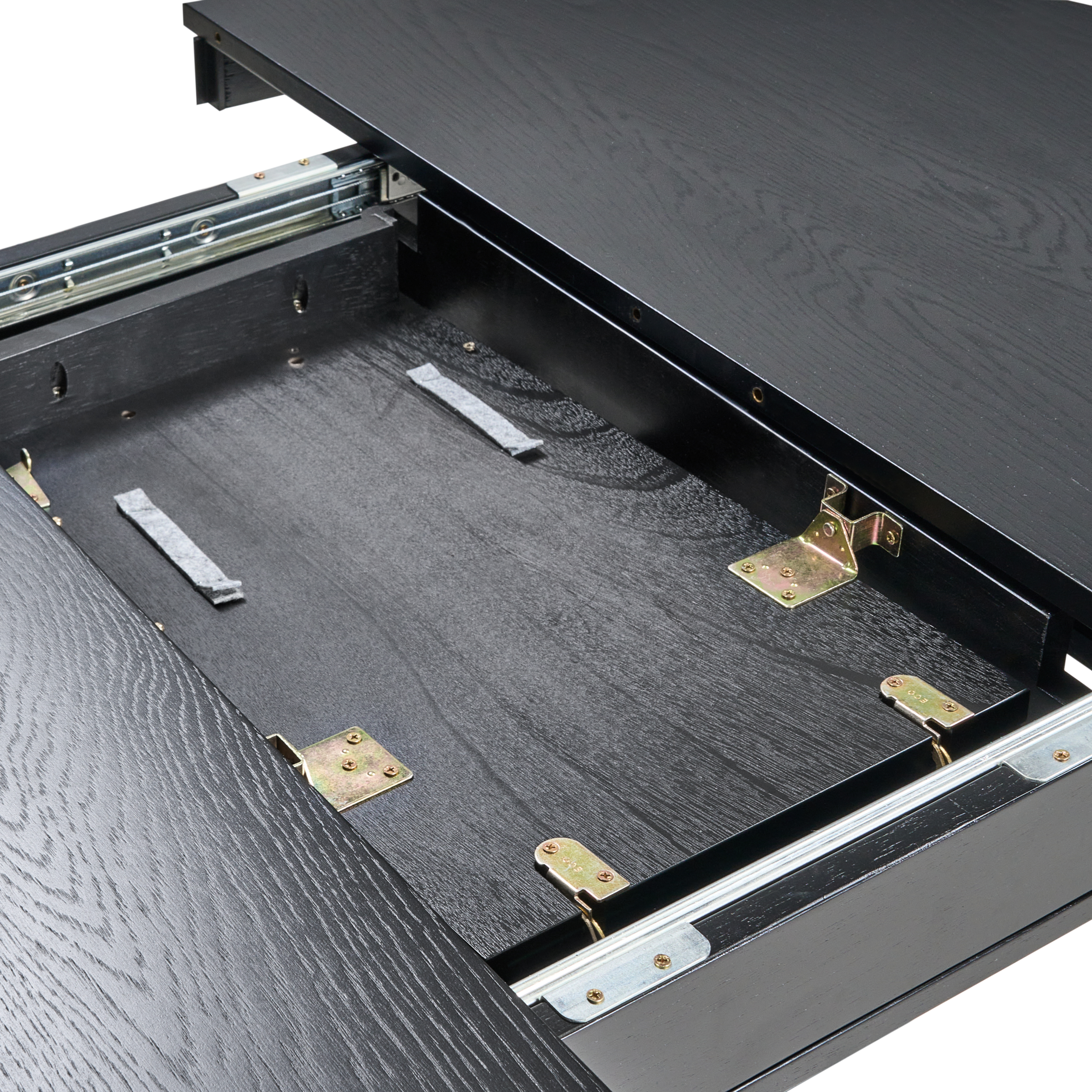 TYMIS extendable dining table Black oak 107/137 cm 107 cm [6]