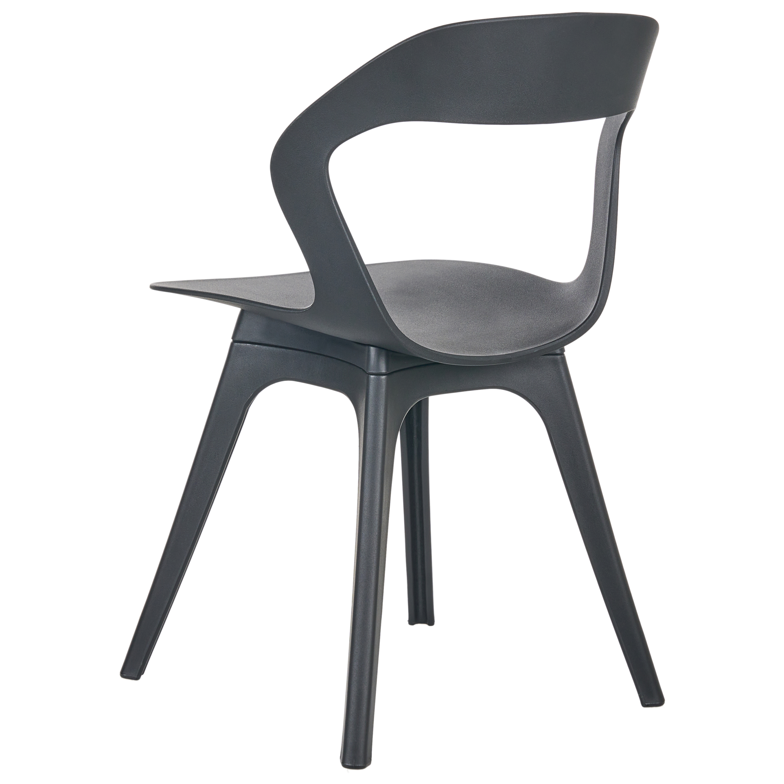 Set de 4 scaune de grădină LACHANIA Negru [7]