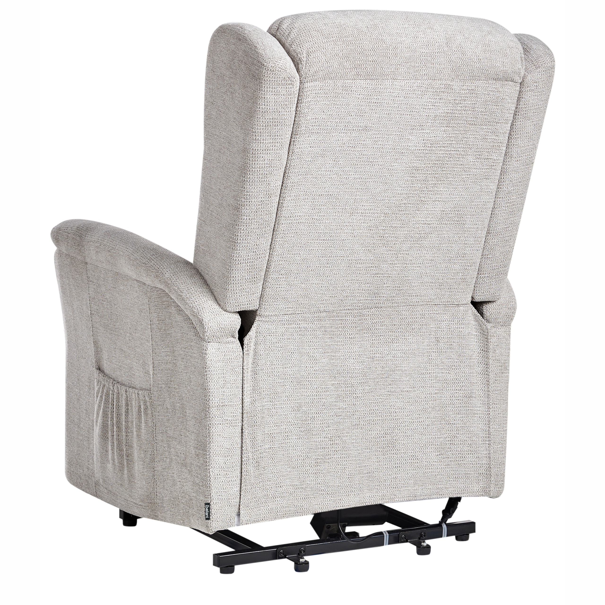 ELEGY Electric Recliner Armchair Retractable Footrest Light Grey [6]