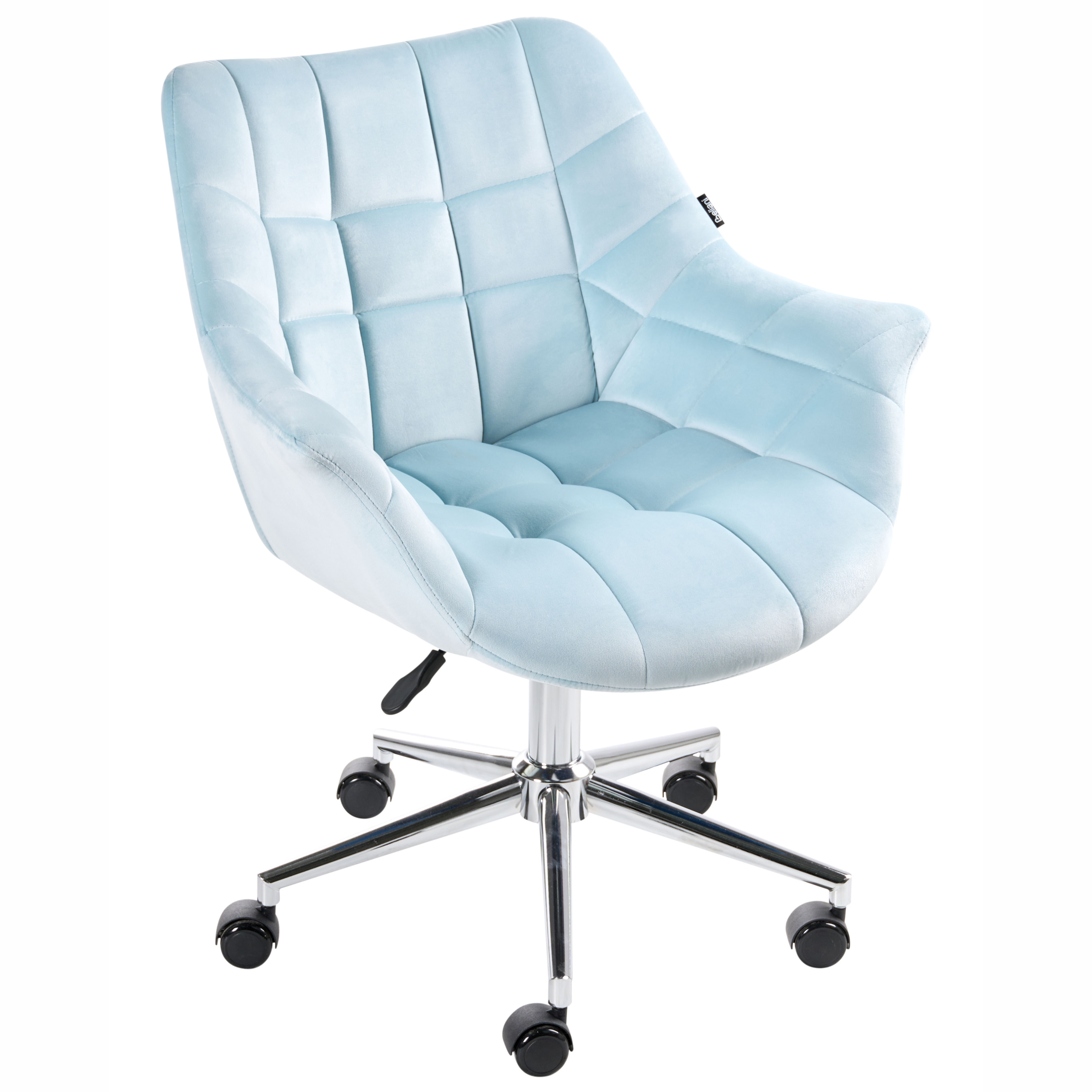 Office chair LABELLE Velvet Light blue [4]